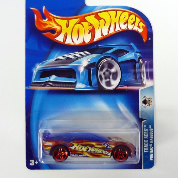 Hot Wheels Pontiac Rageous #167 Track Aces Red Die-Cast Car 2004 - Picture 1 of 1